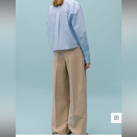 MANGO VICTORIA BECKHAM Pleat straight trousers Size 2 NWT - Picture 3 of 7